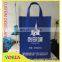 Factory hot sale recyclable silver pp non woven shopping bag