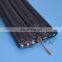 Special pvc flat elevator travel cable with armored optic fiber cable