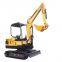 The small mini excavator