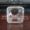 square glass bottle
