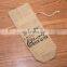 Factory sale burlap Xmas party favor bags for wine bottle goodie