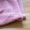 Baby Girl Supersoft Fluffy Thick Solid Color Flannel Fleece Blanket