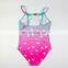 Silver Heartshape Muti-color Pretty One Piece Swimsuit Kids Swimwear Baby Swimsuit