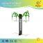 Baihe Amusement Park Steel Outdoor Fitness Equipment 2-person Arm Extension Apparatus
