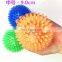 3 sizes bouncing ball teeth cleaning tpr throwing spiky dog toy