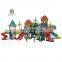 Outdoor kids play slide home garden castle playground daycare playground equipment JMQ-18150B