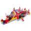 Inflatable Bounce House Obstacle Game Course Slide Bouncer For Kids