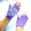 cotton pvc anti-slip yoga gloves