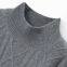 Custom Fashion Black O-Neck Plain Knited Sweater for Men with Long Sleeve