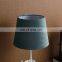 American creative horse shape design hotel table decorative resin modern desk lamps with green lampshade