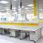 Lab furniture chemical laboratory bench working table steel work bench