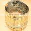 fashion and glisten golden T-shaped chrome strips