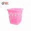 High quality Hot Selling plastic injection dirty clothes basket coat laundry basket mould