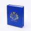 Cardboard box Book Shaped Magnetic Closure Packaging Rigid Box With Mirrored Gold Foil Logo.