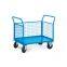 Flatbed trolley static pull sound Trailer plastic logistics folding handling site warehouse turnover distribution tool car