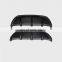 car External accessories abs material carbon fiber front lip splitter spoiler rear diffuser for Stelvio
