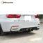M3 M4 F80 F82 F83 front lip dry carbon fiber material rear diffuser rear spoiler fit for vstyle f80 f82 f83 body kit