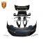 Latest New Design Carbon Fiber FRP 991 Gt2 Rs Style Body Kit Front Bumper Fender Flares For Porsche 997 Model Car
