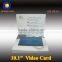10.1inch LCD video brochure card advertising/wedding invitation card
