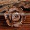 Handmade lotus incense inserted ceramic incense burner