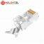 MT-5054 Gold Plated Metal Shield STP UTP RJ45 8P8C Cat6A Cat7 FTP EZ Plug Connector