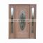 China wood entry doors with one sidelight teak wood main door designs for houses