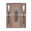 China wood entry doors with one sidelight teak wood main door designs for houses