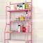 K&B hot sale wholesale metal floor space save rack toilet bathroom storage shelf no drilling