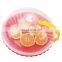 Heat Resistant Plastic Anti-Sputtering Lid Food Cover Microwave Oven Splatter Guard with Removable Handle and Steam Vent