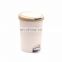 Household kitchen trash container foot pedal step plastic waste bin