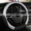 Autoaby Classic Carbon Fiber Pattern Car Steering Wheel Cover Four Seasons Universal 3D Lattice Non-slip Pattern