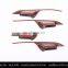 4Pcs ABS Chrome Carbon Fiber Accessory For BMW X5 X6 F15 F16 2014 2015 2016 Interior Door Handle Bowl Trim Car Styling