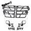 Auto 4 Doors Car Steel Tube Half Door with Rearview Mirror for Jeep Wrangler JK Accessories