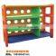 Children Furniture book shelf kids plastic furniture toy and book storage shelf type C for kindergarten for Living Room Storage