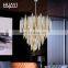 HUAYI Hot Selling Indoor Hotel Projects Lighting Modern Hanging Crystal Chandelier Pendant Light