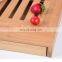 Bamboo Bread Cutting Board Creative Multifunctional Premium Bamboo Bread Cutting Board With Knife Box