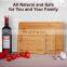 Customized 100% Organic Eco-friendly Blank Natural Bamboo 3-piece Kitchen Cutting Board Set For Large
