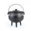 3 Legs Cast Iron enamel South African Pot With Lid