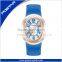 2016 New Arrive Unique Slap Band Watch Colorful Silicone Strap Watch