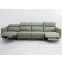 New Straight-Row Three-Seat Leather Sofa Villa Living Room Large-Sized Italian Minimalist Style Functional Sofa Combination