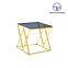 End table with stainless steel and marble coffee table made of marble living room table coffee