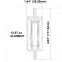 Fluorocarbon Borosilicate Glass Microfiber Element High Flow DIF w/ Microfiber Element (DIF-INxx)