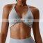 New Design High Support Sports Bra White Women Y Back Private Label Workout Clothing Design Your Own Sports Bra