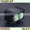 DAKSTAR 2013 New Inventions BL2U CREE XML2 2000LM Rechargeable Super Bright Good Quatity Waterproof LED Bicycle Light