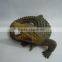 Polyresin garden animal decoration of crocodile statue