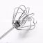 Stainless Steel Wire Manual Whisk Rotary Egg Beater Hand push egg Mixer Kitchen Gadgets Cooking Tools