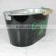 CCGB-W114 New Available 10L oval Metal ice bucket, galvanized beer bucket with wooden handle