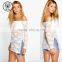 off shoulder lace blouse for women summer 2016 new designs