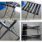 Stainless Steel Guest Room Luggage Rack with Black PP Belt