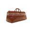 Concise and generous fashion leather tote bag,luggage tag